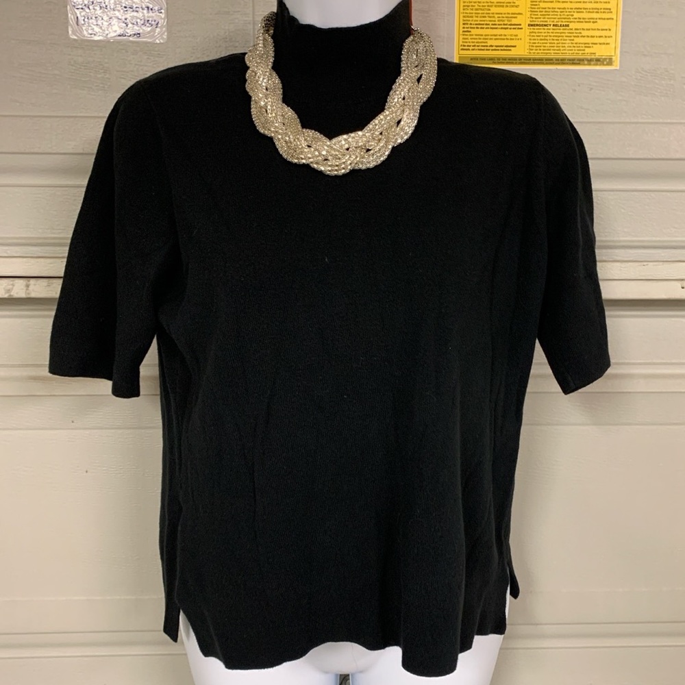 Ann Taylor Black Mock Neck!